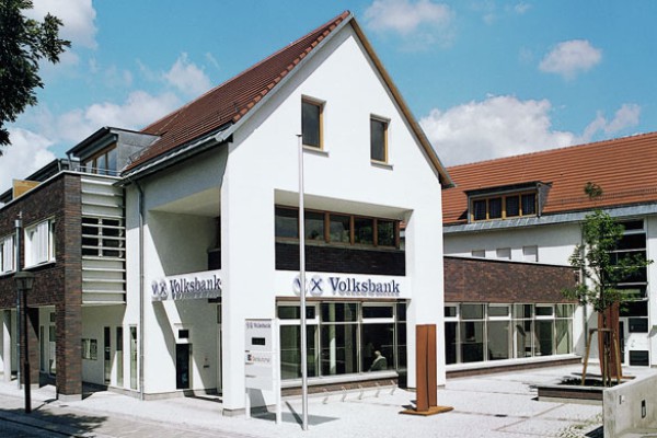 Wohn- und Geschäftshaus Volksbank Ludwigsburg in Affalterbach - Winfried Elflein Architekten